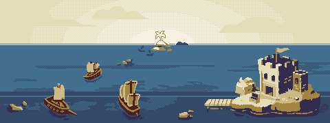 Kampfinsel — persistent island world from the same universe.